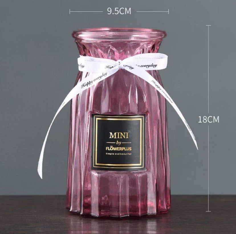 Glass flower arrangement bottle Glass flower arrangement bottle
