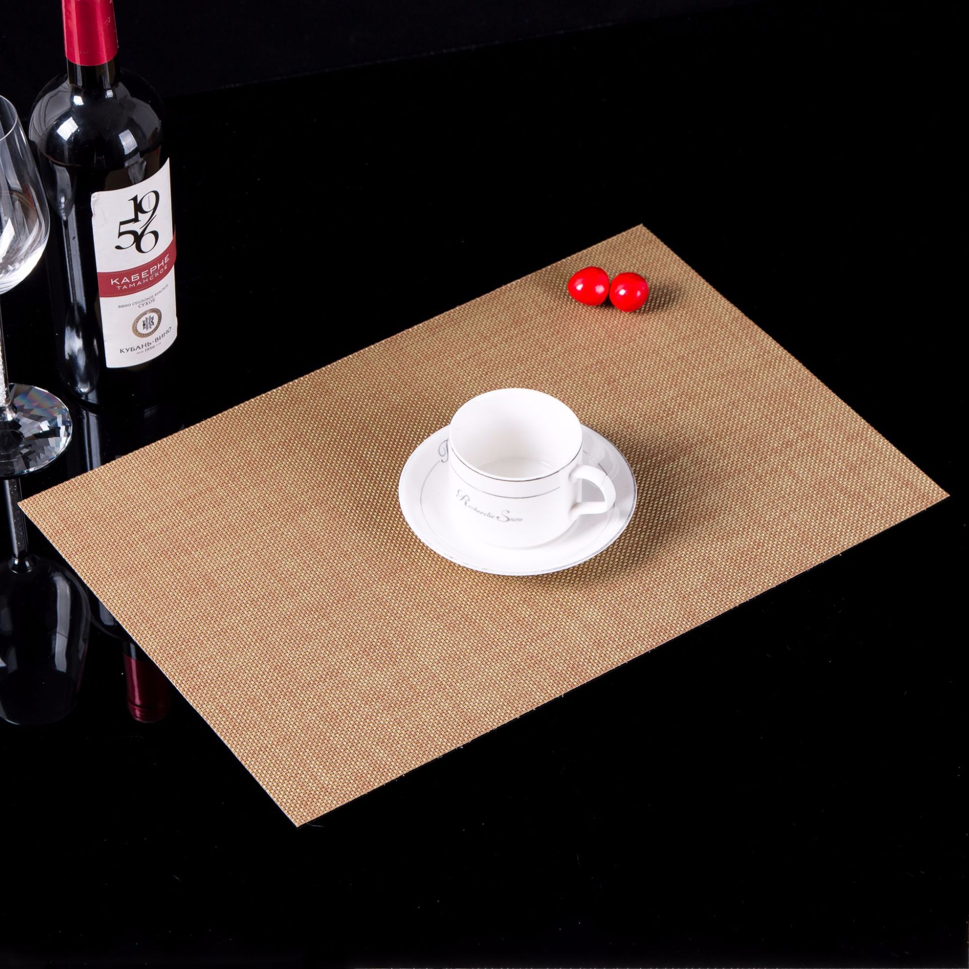 Placemat PVC Japanese and European Style Table Mat Non-Slip Waterproof Wash-Free and Environmentally Friendly Heat Proof Mat Western-Style Placemat Placemat Bowl Coaster Cup Coaster Placemat PVC Japanese and European Style Table Mat Non-Slip Waterproof Wash-Free and Environmentally Friendly Heat Proof Mat Western-Style Placemat Placemat Bowl Coaster Cup Coaster