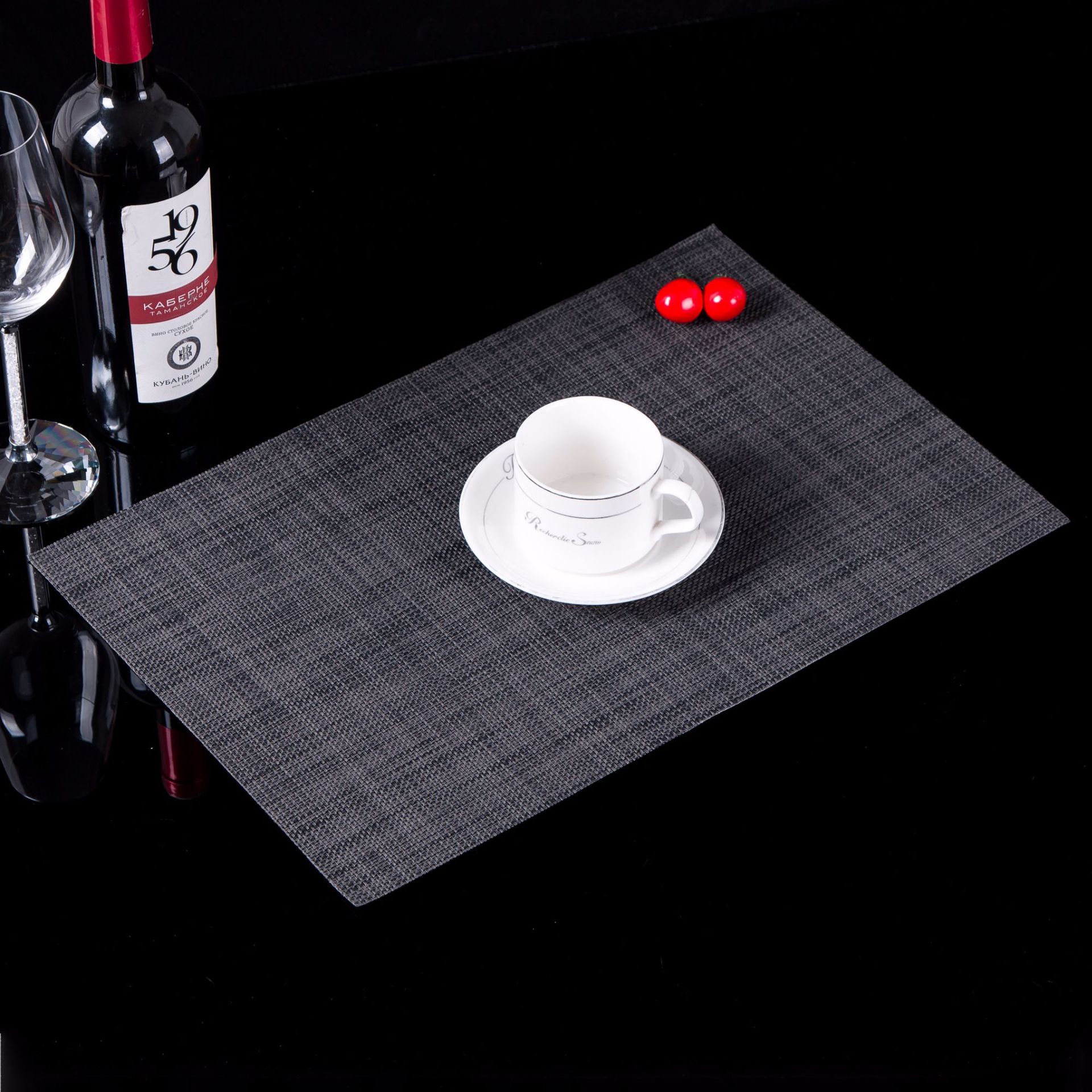 Placemat PVC Japanese and European Style Table Mat Non-Slip Waterproof Wash-Free and Environmentally Friendly Heat Proof Mat Western-Style Placemat Placemat Bowl Coaster Cup Coaster Placemat PVC Japanese and European Style Table Mat Non-Slip Waterproof Wash-Free and Environmentally Friendly Heat Proof Mat Western-Style Placemat Placemat Bowl Coaster Cup Coaster