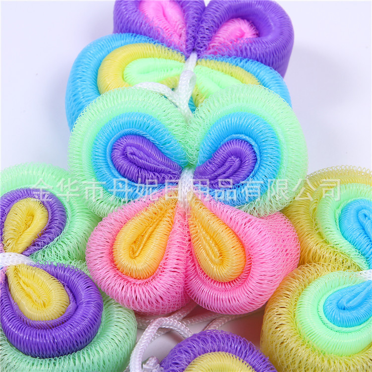 Factory Direct Sales Hot Sale Colorful Butterfly Flower Bath Flower Bath Ball BATH ESSENTIAL