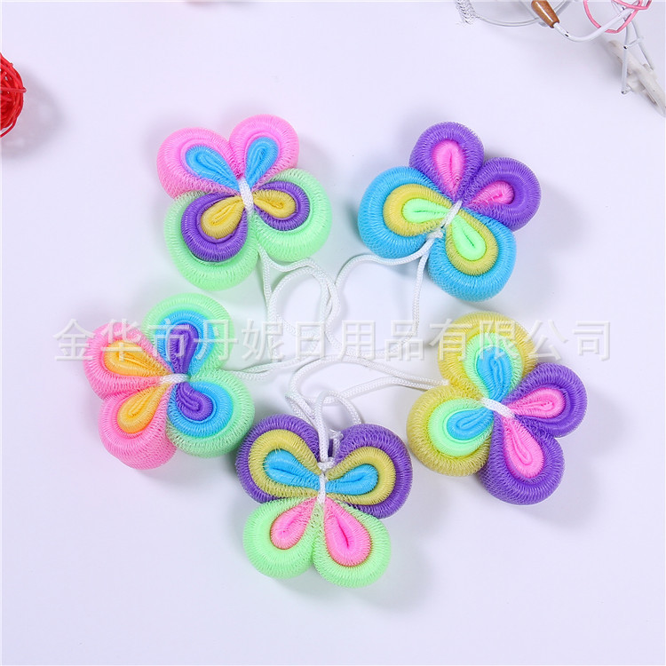 Factory Direct Sales Hot Sale Colorful Butterfly Flower Bath Flower Bath Ball BATH ESSENTIAL
