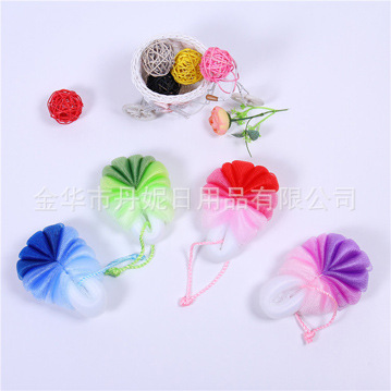 Factory Direct Sales Hot Sale High Quality Fine Mesh Gradient Color Bath Ball Bath Flower Bath Essential Factory Direct Sales Hot Sale High Quality Fine Mesh Gradient Color Bath Ball Bath Flower Bath Essential