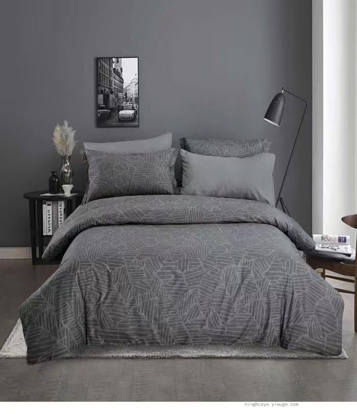 European-Style Four-Piece Bedding Set with Simple European Patterns Can Be Customized European-Style Four-Piece Bedding Set with Simple European Patterns Can Be Customized