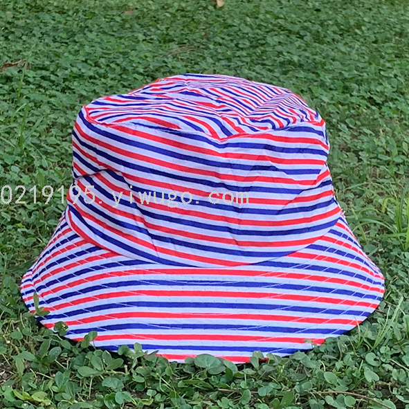 A Variety of Striped Adult/Child Blue Bottle Cap/Sun Hat A Variety of Striped Adult/Child Blue Bottle Cap/Sun Hat