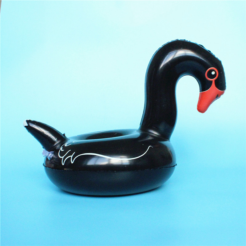 Spot PVC Inflatable Water Sports Goods Flamingo Coaster Inflatable Water Floating Beverage Cup Holder Cup Holder Wholesale