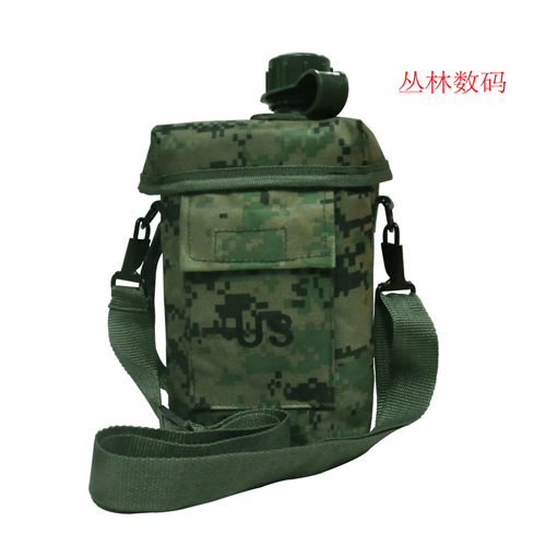 2 l square bucket capacity bottle outdoor kettle military camouflage jug kettle 