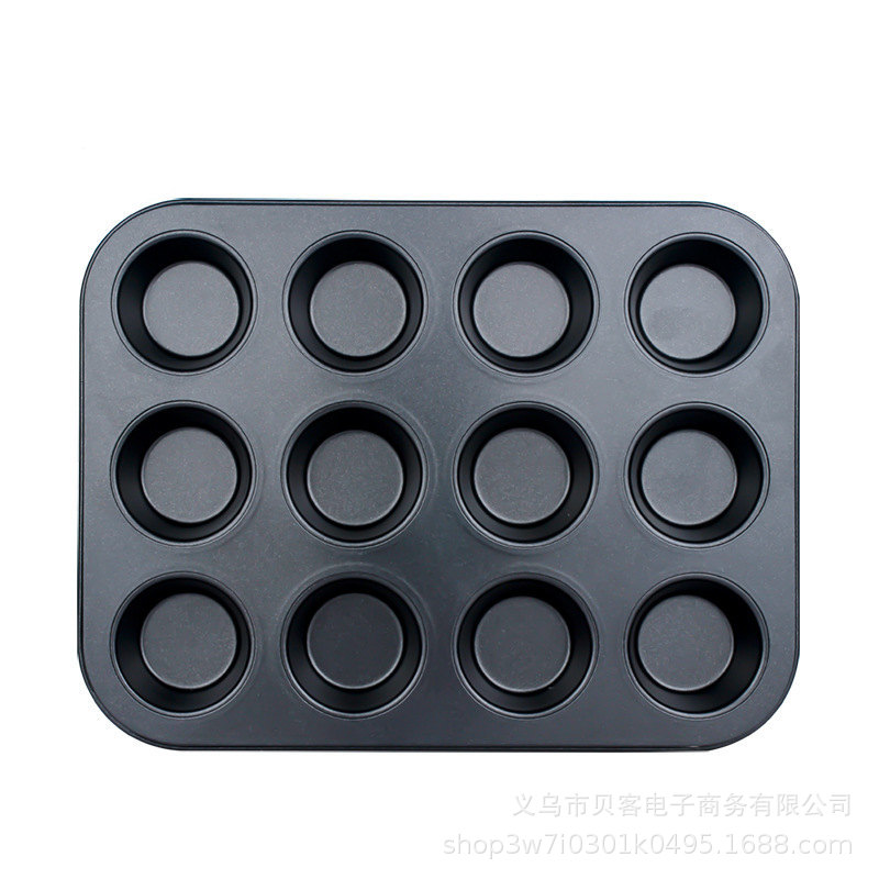 Baking Mold 12-Piece round Non-Stick Cake Mold Large Baking Pan Muffin Cake Paper Tray Baking Mold Household Baking Mold 12-Piece round Non-Stick Cake Mold Large Baking Pan Muffin Cake Paper Tray Baking Mold Household
