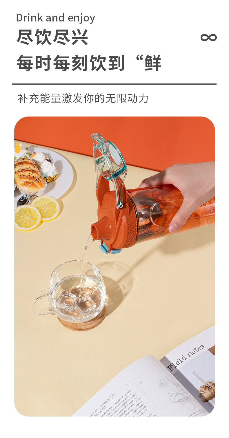 Aikesi Tritan Dragon Sports Bottle Large Capacity Shake Cup Student Dual Purpose Cup with Straw Plastic Water Cup Wholesale Aikesi Tritan Dragon Sports Bottle Large Capacity Shake Cup Student Dual Purpose Cup with Straw Plastic Water Cup Wholesale
