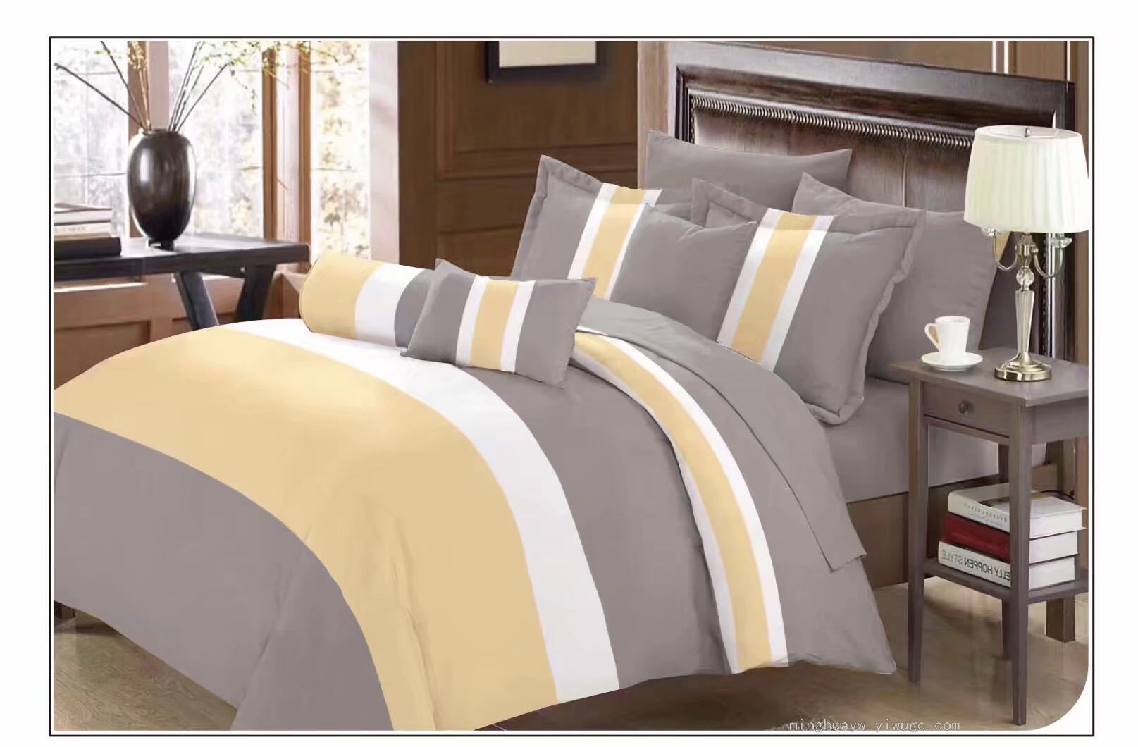 Striped Casual Sports Four-Piece Bedding Set