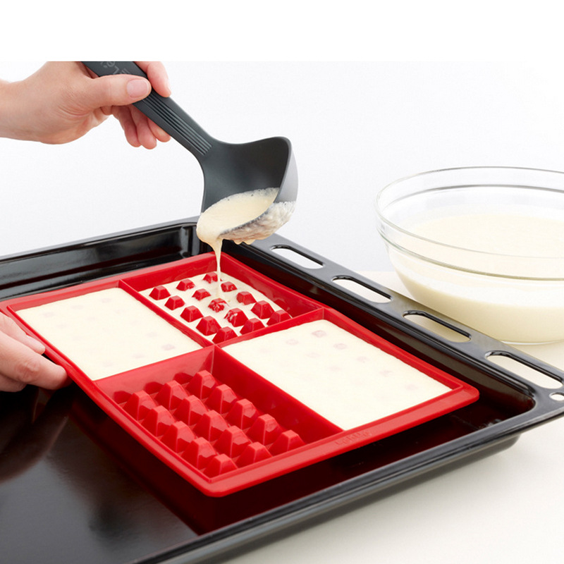 Silicone Square Waffle Cake Mold Muffin/Checkered Cake Mold Oven Baking Mold DIY Waffle Mold Silicone Square Waffle Cake Mold Muffin/Checkered Cake Mold Oven Baking Mold DIY Waffle Mold