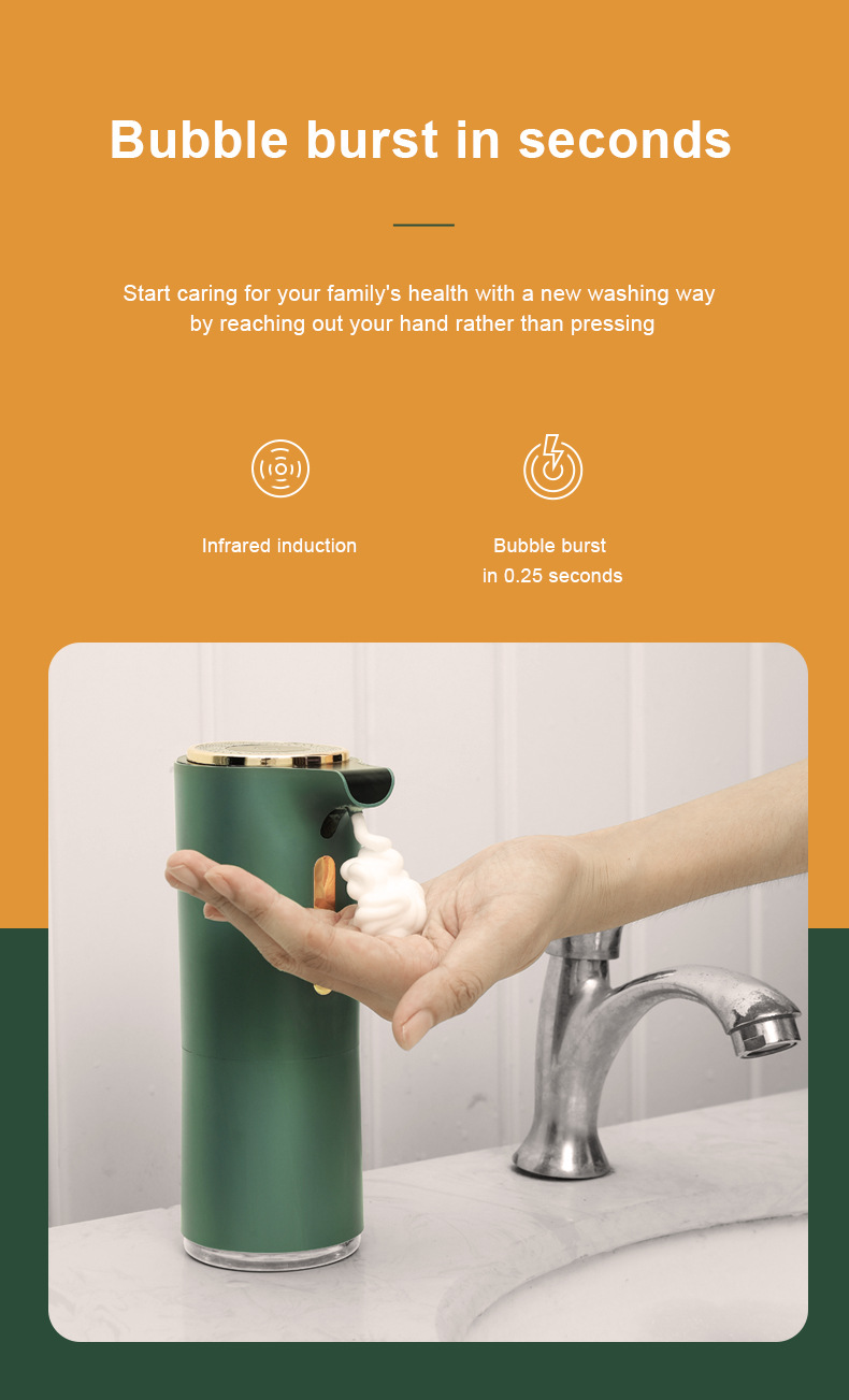 Intelligent Induction Mobile Phone Household Hotel Foam Soap Dispenser Automatic Hand Sanitizer Electric Mobile Soap Dispenser