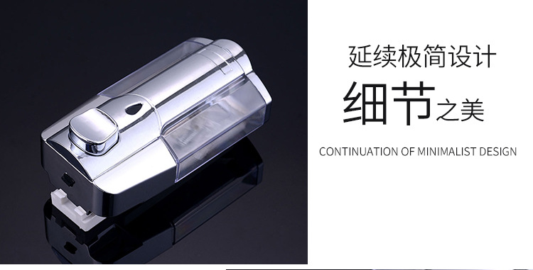 Hotel bathroom manual soap dispenser household kitchen bathroom stainless steel hand sanitizer bottle shower gel soap