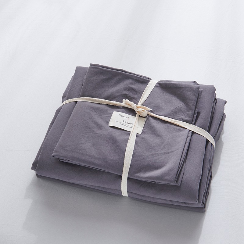 New Cotton USA Series Four-Piece Bedding Set Simple Nordic Quilt Cover Bed Sheet and Pillowcase