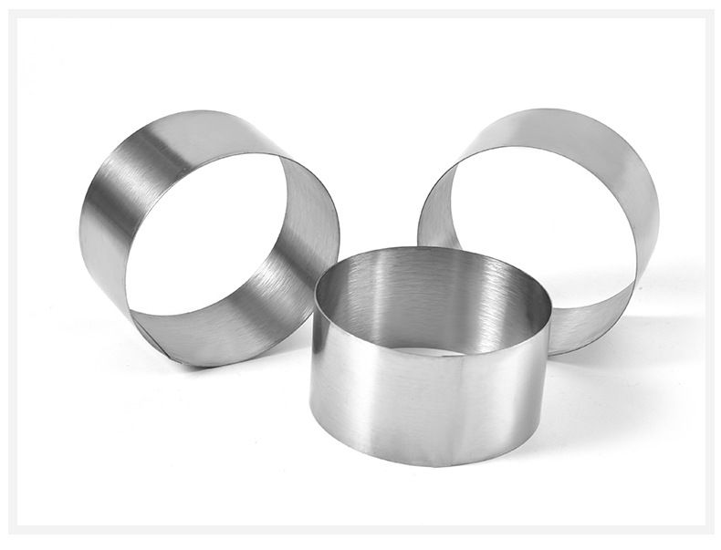 Stainless Steel Mousse Mold Set Home Cake Mold Set of 4 DIY Multi-Layer Cake Mold Baking Tool Stainless Steel Mousse Mold Set Home Cake Mold Set of 4 DIY Multi-Layer Cake Mold Baking Tool