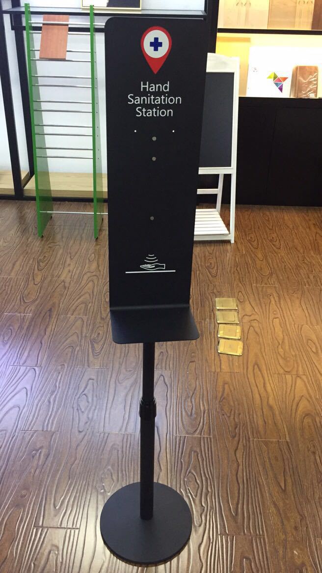 Cross-Border Vertical Temperature Sensing Hand Washing Machine Bracket, Soap Dispenser Bracket