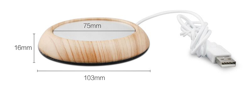 USB Heating Coaster Foreign Trade Coffee Tea Office Heating Cup Warming Holder New Exotic Insulation Thermal Cup Pad