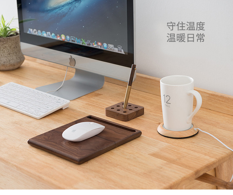 USB Heating Coaster Foreign Trade Coffee Tea Office Heating Cup Warming Holder New Exotic Insulation Thermal Cup Pad