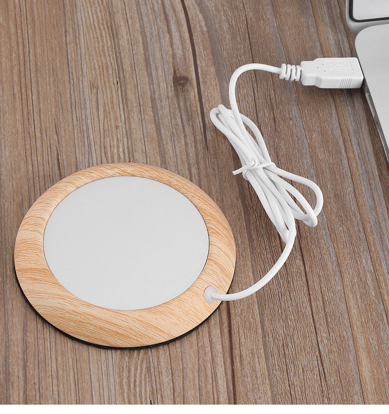 USB Heating Coaster Foreign Trade Coffee Tea Office Heating Cup Warming Holder New Exotic Insulation Thermal Cup Pad