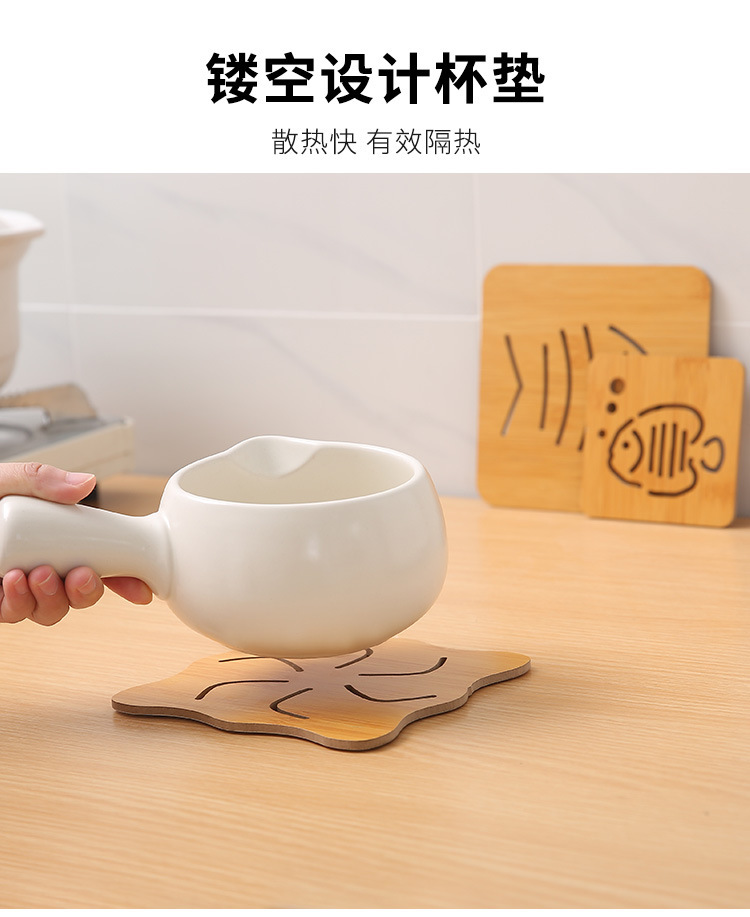 Home Wooden Cartoon Heat Proof Mat Dining Table Cushion Non-Slip Pot Mat Creative Cute Mat Teacup Mat Bowl Coaster Cup Coaster Home Wooden Cartoon Heat Proof Mat Dining Table Cushion Non-Slip Pot Mat Creative Cute Mat Teacup Mat Bowl Coaster Cup Coaster