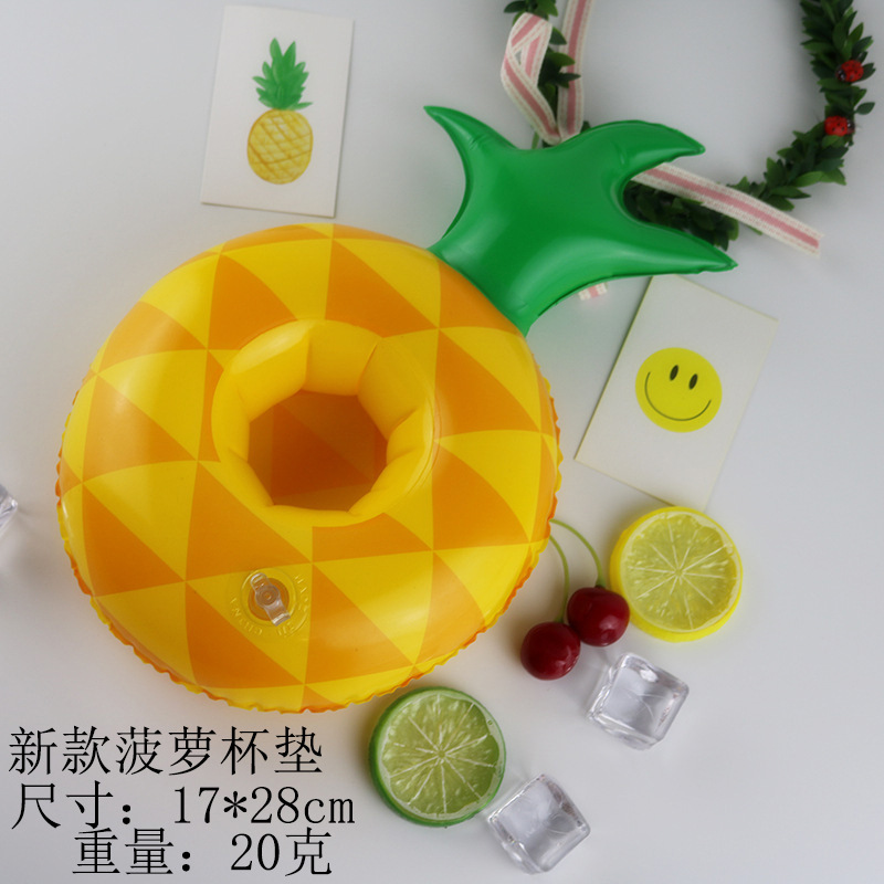 Spot Supply Inflatable Flamingo Donut Lemon Watermelon Pineapple Crab Lovely Cup Holder Inflatable Water Coaster Spot Supply Inflatable Flamingo Donut Lemon Watermelon Pineapple Crab Lovely Cup Holder Inflatable Water Coaster