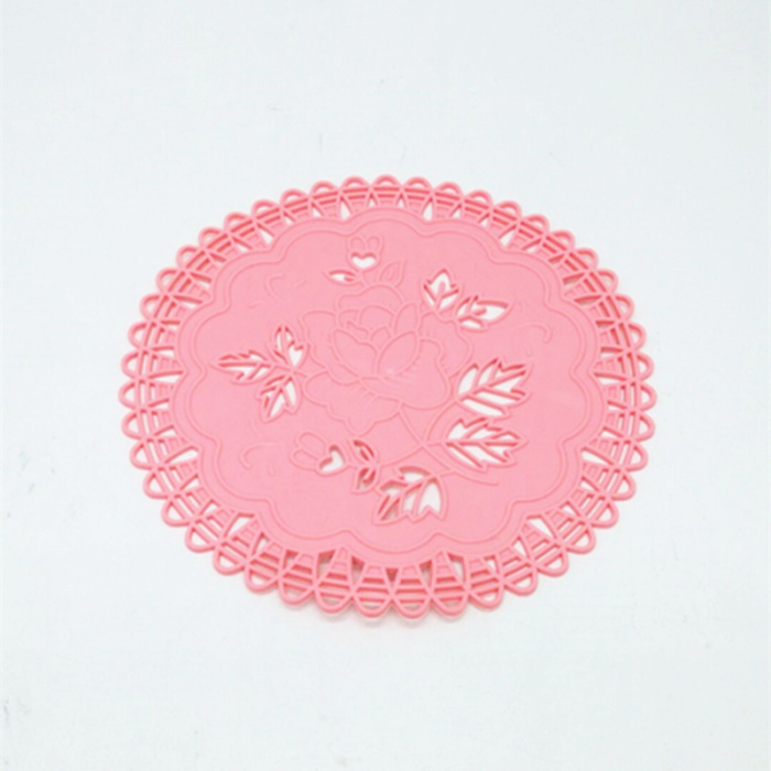 0711 Color Pad Silicone Placemat Coaster Cup Pad Pad Pad Creative Scissors Insulation Pad