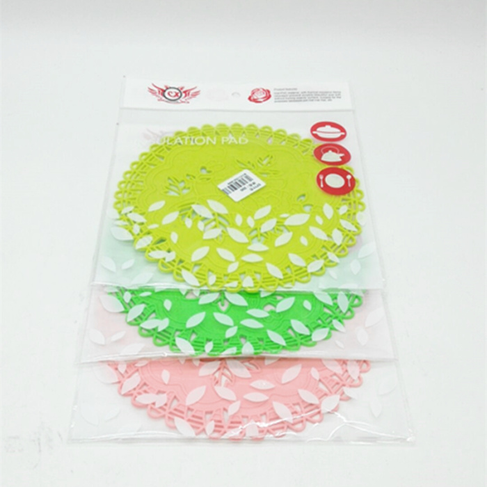 0711 Color Pad Silicone Placemat Coaster Cup Pad Pad Pad Creative Scissors Insulation Pad
