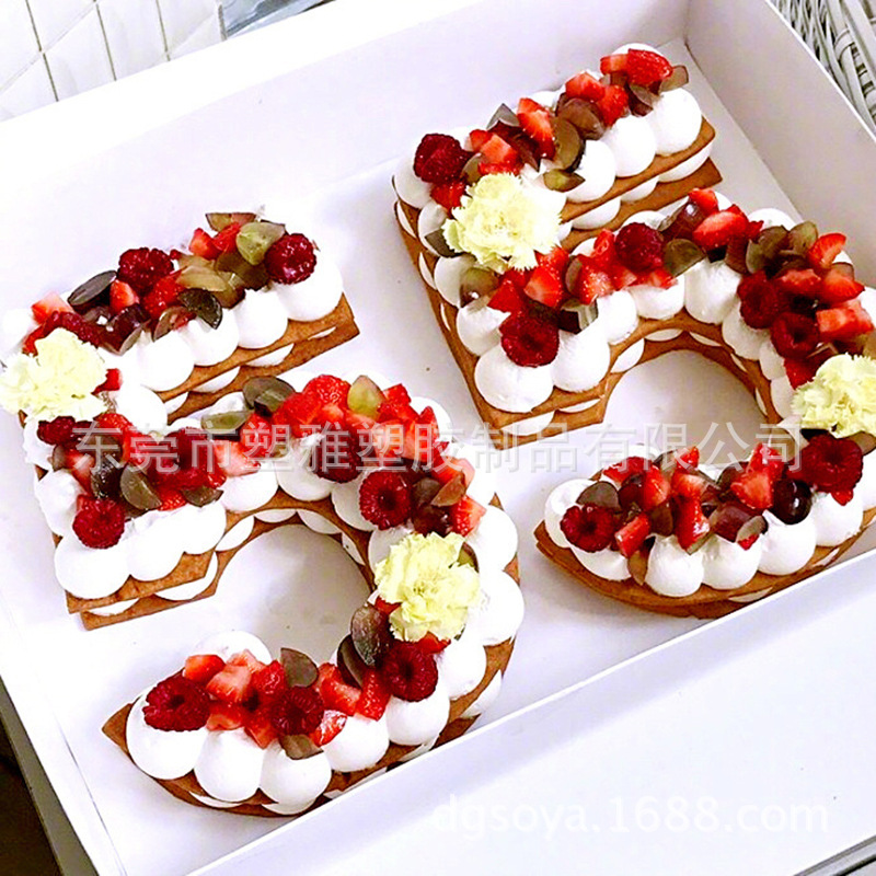 Net Red Digital Cake Mold 4-Inch 6 Inch, 8 Inch 10-Inch 12-Inch 1 4-Inch 16-Inch Letters Cake Mold