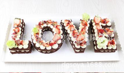 Net Red Digital Cake Mold 4-Inch 6 Inch, 8 Inch 10-Inch 12-Inch 1 4-Inch 16-Inch Letters Cake Mold