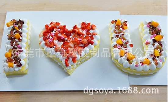 Net Red Digital Cake Mold 4-Inch 6 Inch, 8 Inch 10-Inch 12-Inch 1 4-Inch 16-Inch Letters Cake Mold