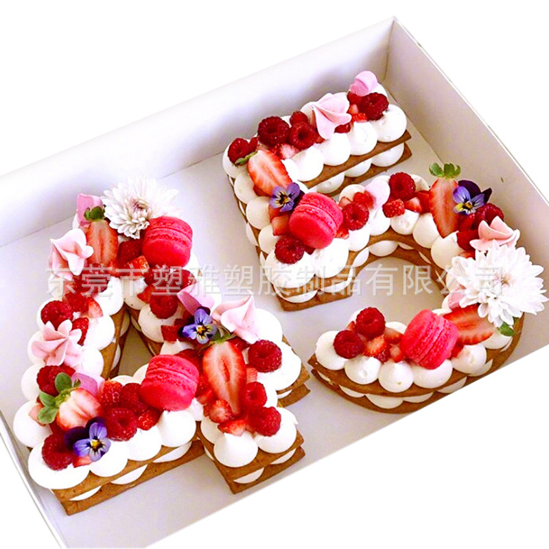 Net Red Digital Cake Mold 4-Inch 6 Inch, 8 Inch 10-Inch 12-Inch 1 4-Inch 16-Inch Letters Cake Mold