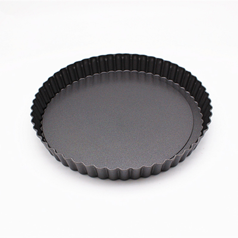 Baking Mold Bread Fruit Pie Baking Tray 4 Inch round Live Bottom Chrysanthemum Non-Stick Surface Cake Mold Wholesale