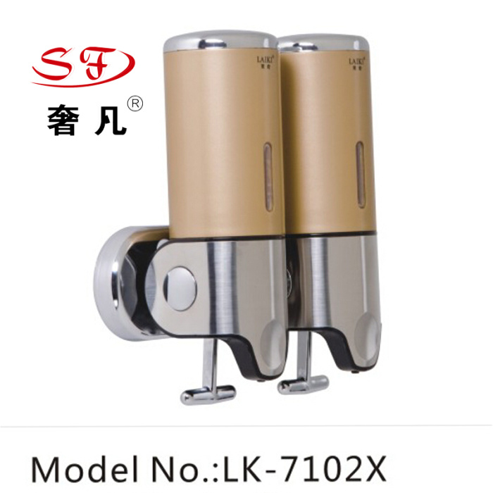 Zheng hao hotel products soap dispenser cleaning products shampoo bath gel hand sanitizer double head to liquid dispenser box