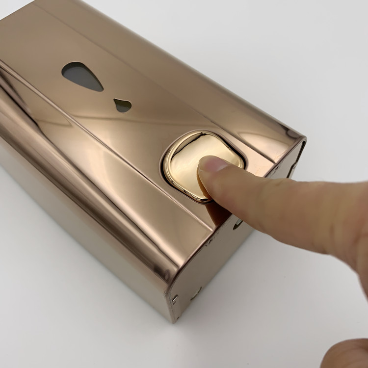 Hand sanitizer box manufacturer custom stainless steel 304 soap dispenser hotel single head soap dispenser