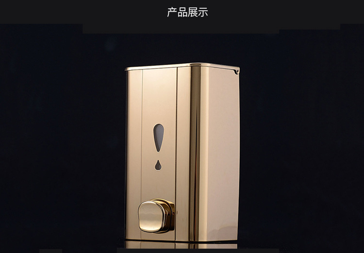 Hand sanitizer box manufacturer custom stainless steel 304 soap dispenser hotel single head soap dispenser