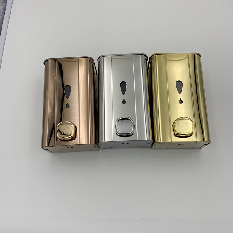 Hand sanitizer box manufacturer custom stainless steel 304 soap dispenser hotel single head soap dispenser
