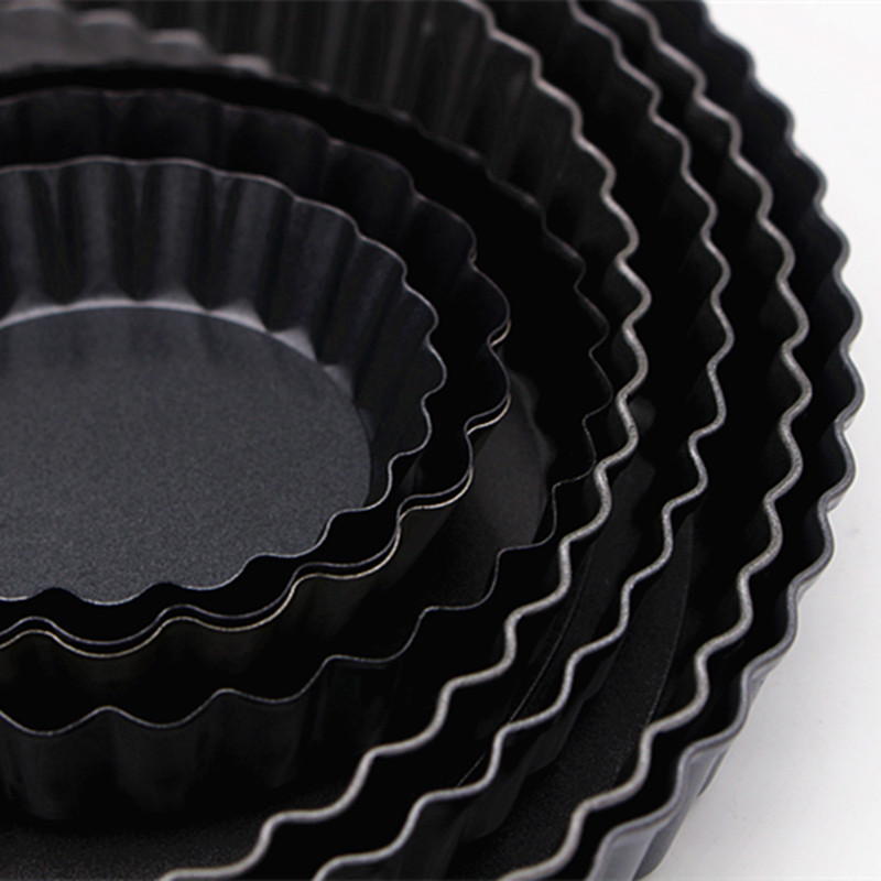 Baking Mold Bread Fruit Pie Baking Tray 4-Inch round Bottom Chrysanthemum Non-Stick Cake Mold Wholesale