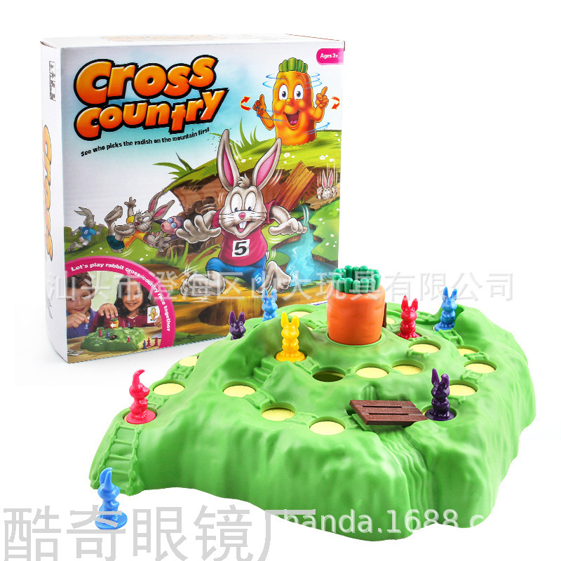 Rabbit Trap Table Games Toys Bunny Cross-Country Game Card Carrotfantasy Generation 2 Generation 3 Cross-Border 4