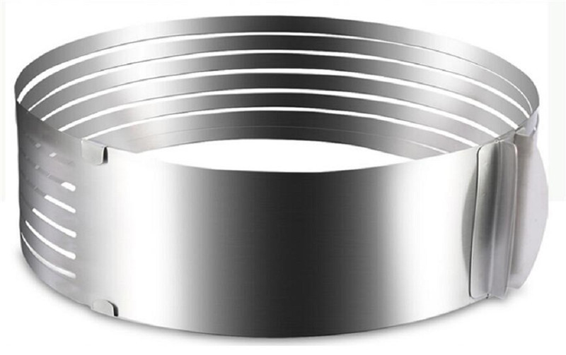 Thickening adjustable layered stainless steel mousse ring expansion circle cake mold baking mold cake ring Thickening adjustable layered stainless steel mousse ring expansion circle cake mold baking mold cake ring