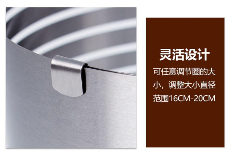 Thickening adjustable layered stainless steel mousse ring expansion circle cake mold baking mold cake ring Thickening adjustable layered stainless steel mousse ring expansion circle cake mold baking mold cake ring