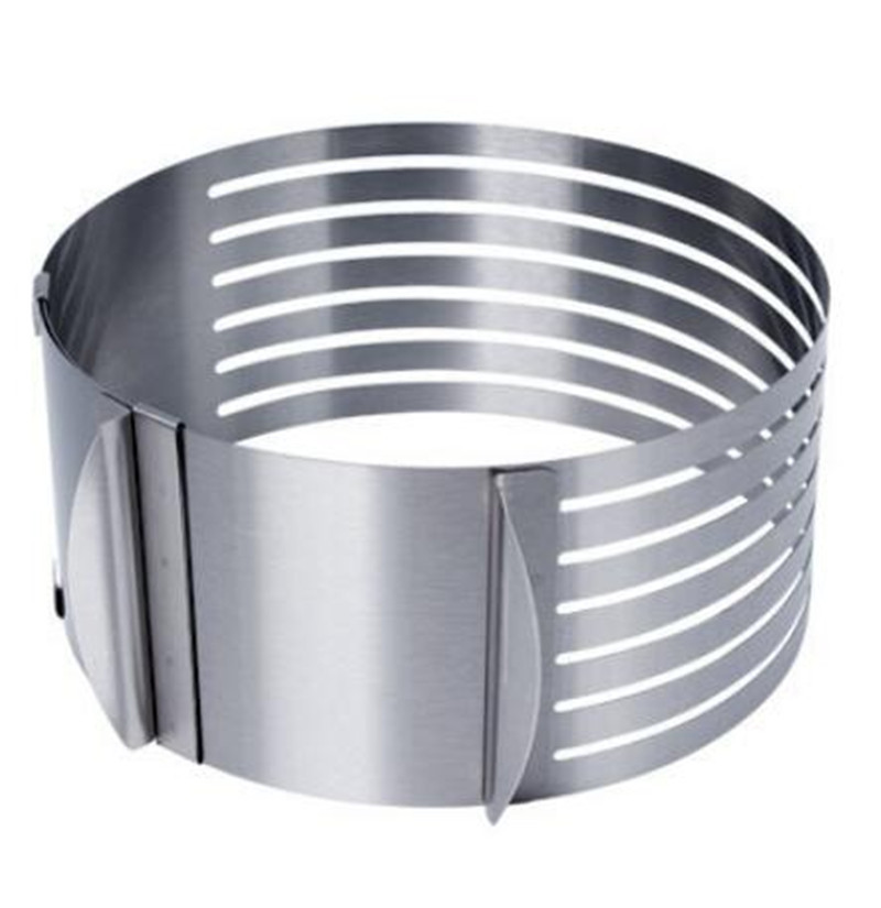 Thickening adjustable layered stainless steel mousse ring expansion circle cake mold baking mold cake ring Thickening adjustable layered stainless steel mousse ring expansion circle cake mold baking mold cake ring