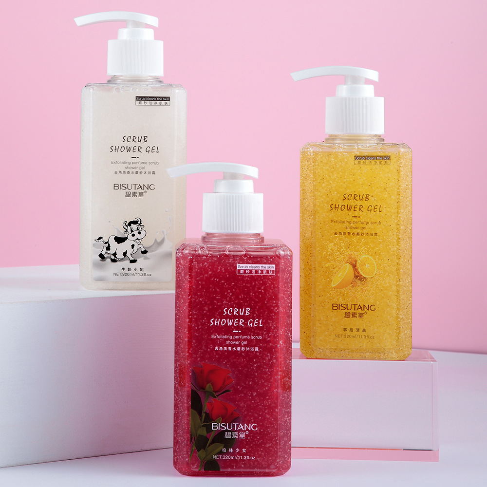 Bisutang Cutin Perfume Scrub Shower Gel Moisturizing Mild Skin Care Products One Piece Dropshipping Factory Wholesale