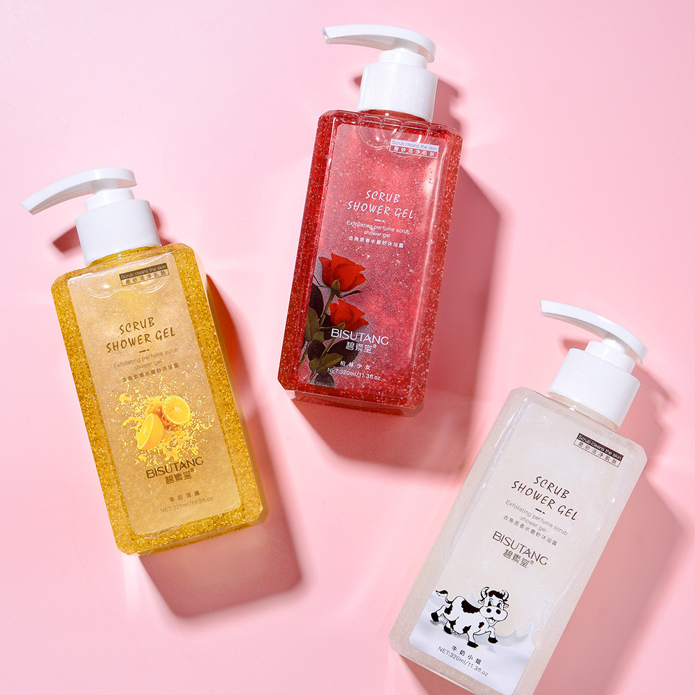 Bisutang Cutin Perfume Scrub Shower Gel Moisturizing Mild Skin Care Products One Piece Dropshipping Factory Wholesale