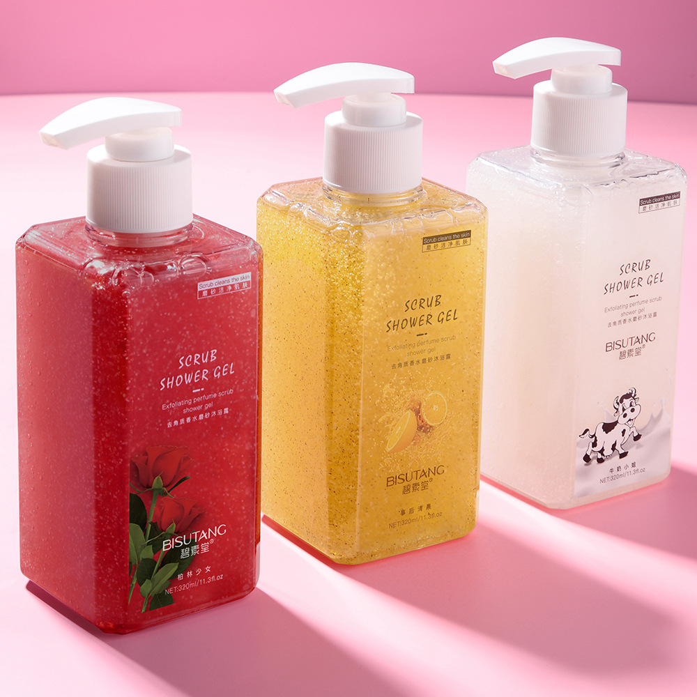 Bisutang Cutin Perfume Scrub Shower Gel Moisturizing Mild Skin Care Products One Piece Dropshipping Factory Wholesale