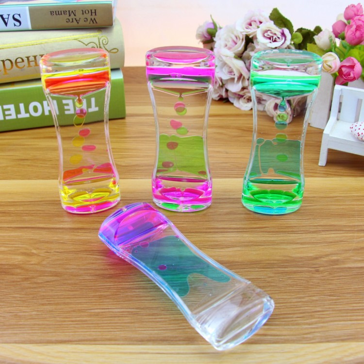 Creative Fashion Two-Color Oil Leakage Toys Dynamic Oil Drops Beautiful Waist Hourglass Crafts Decoration Home Decoration Gift Factory Creative Fashion Two-Color Oil Leakage Toys Dynamic Oil Drops Beautiful Waist Hourglass Crafts Decoration Home Decoration Gift Factory