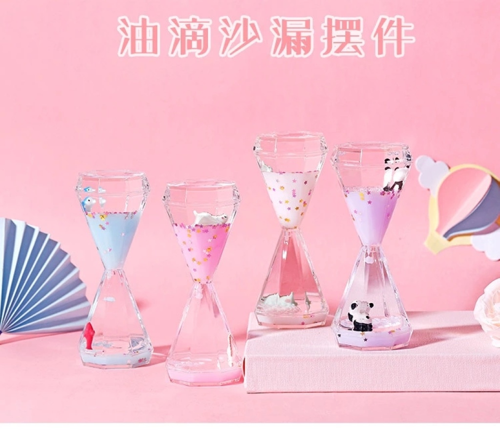 Cartoon Doll Hourglass Oil Drops Desktop Decoration Liquid Milk Oil Drops Small Gift for Friends and Classmates for Graduation and School Opening Cartoon Doll Hourglass Oil Drops Desktop Decoration Liquid Milk Oil Drops Small Gift for Friends and Classmates for Graduation and School Opening