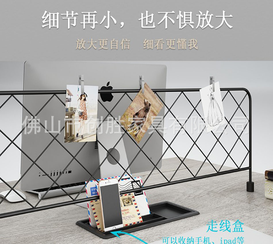 Staff Desk Four-Seat Subareas Screens Staff Table and Chair Combination Financial Card Position Industrial Style Office Furniture