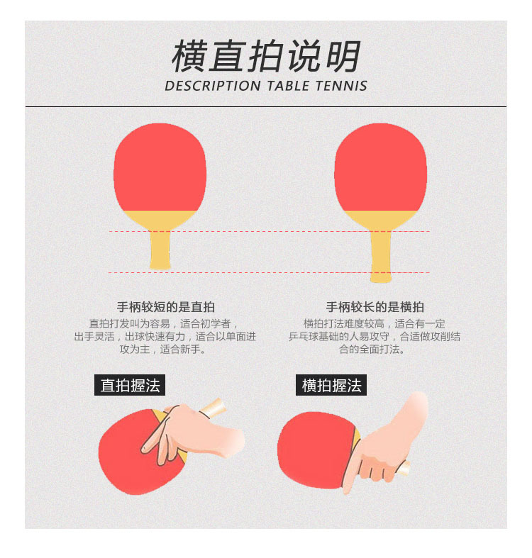 Table tennis set of large size combined card packaging
