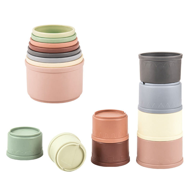 2021 Exclusive for Cross-Border Children's Educational Fun Shape Layers Hourglass Stacked Cup Straw Color Science and Education Bath Toys 2021 Exclusive for Cross-Border Children's Educational Fun Shape Layers Hourglass Stacked Cup Straw Color Science and Education Bath Toys