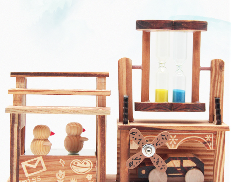 New Wooden 236 Bird Dancing Toy Windmill Children's Windmill Model with Hourglass Clockwork Toy Windmill New Wooden 236 Bird Dancing Toy Windmill Children's Windmill Model with Hourglass Clockwork Toy Windmill