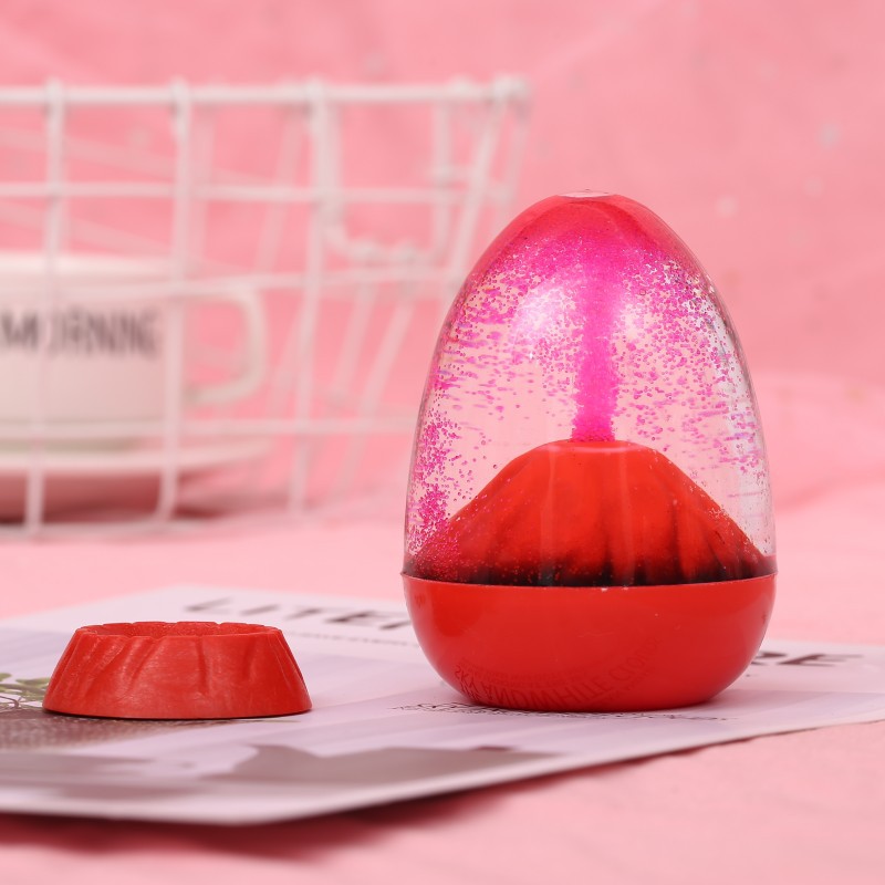 Volcanic Egg Oil Leak Creative Firm Hot Love Hourglass Home Decoration Chinese Valentine&#039;s Day Gifts Wholesale Desk Decorations